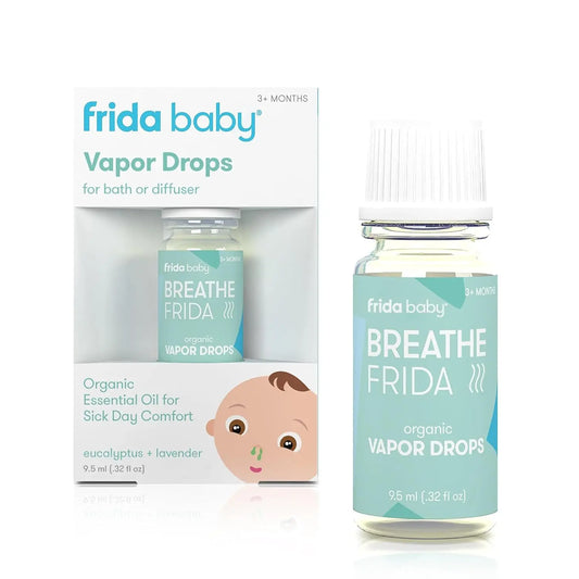 Breathefrida Vapor Bath Drops, Baby Congestion Relief with Eucalyptus Essential Oil for Humidifier, Aromatherapy Oil Help Baby Breathe Easy