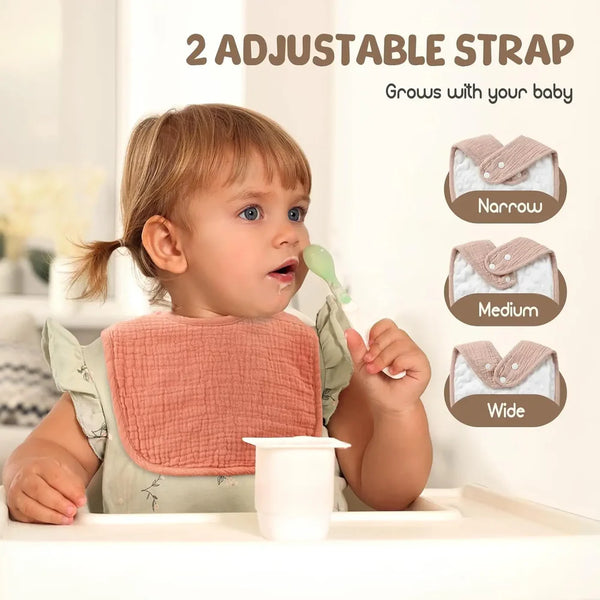 SnugFit Soft Baby Bibs