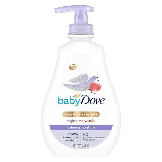 Sensitive Skin Care Baby Wash Calming Moisture for a Calming Bath Wash Hypoallergenic and Tear-Free, Washes Away Bacteria 13 Oz